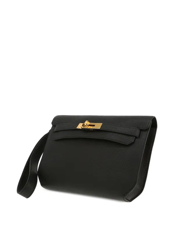 Hermès Pre-Owned 2020 Kelly Dépêches Flap wrist-strap Clutch Bag