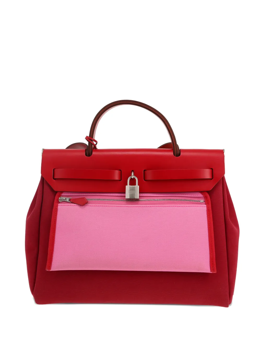 Hermès Pre-Owned 2021 Herbag removable-strap handbag | Red | Image 1