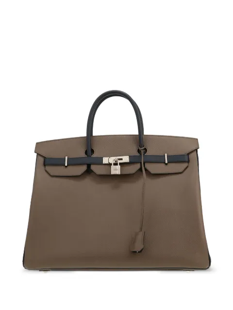 Hermès Pre-Owned Birkin 40 翻盖开合手提包（2018年典藏款）