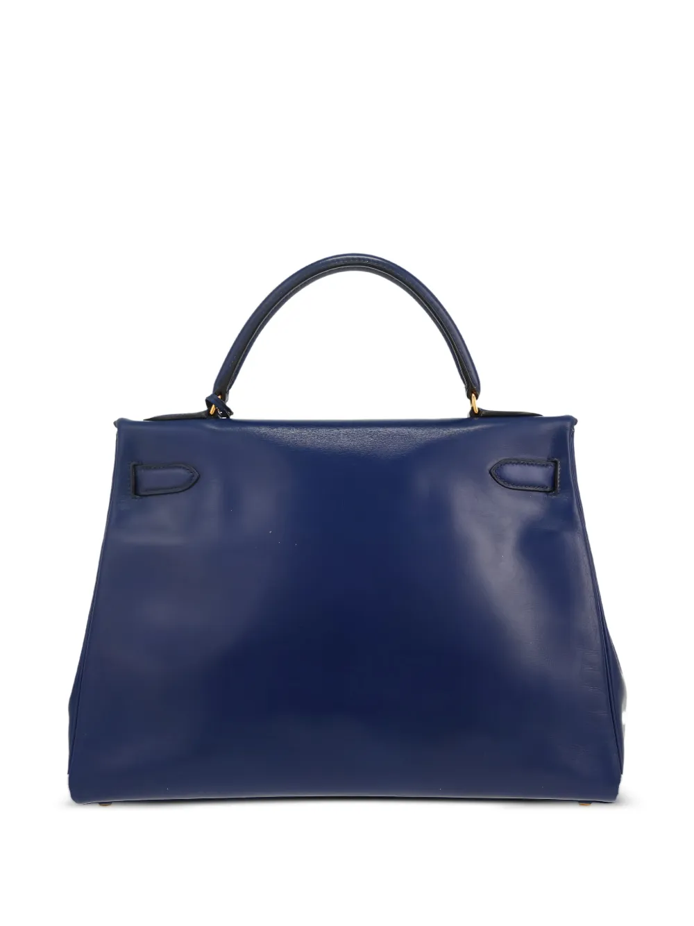 Hermès Pre-owned 1991 Kelly 32 Leather Tote Bag in Blue, view 2