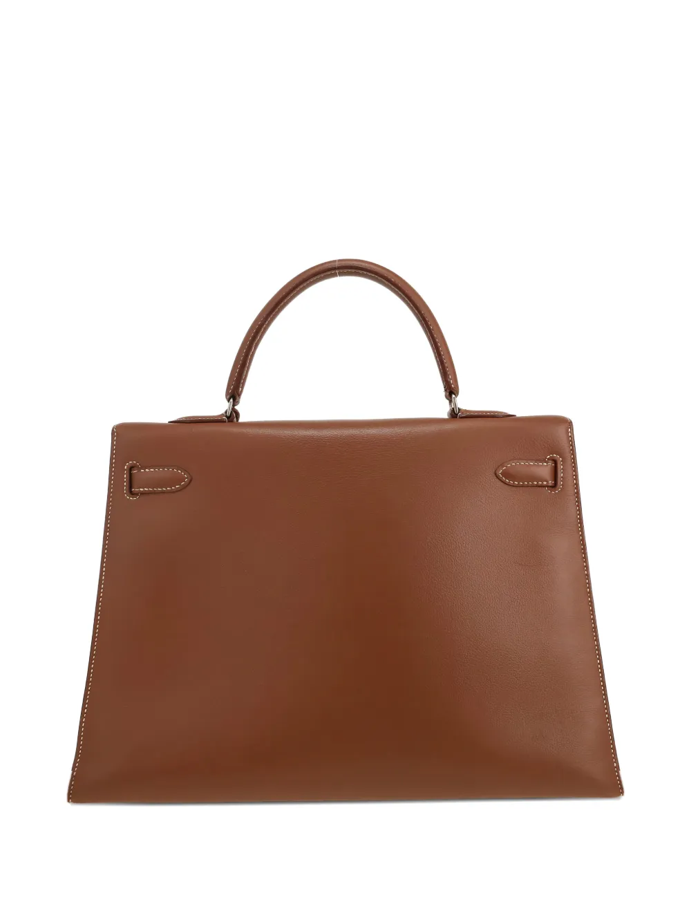 Hermès Pre-Owned 1989 Kelly 35 leather tote bag - Bruin