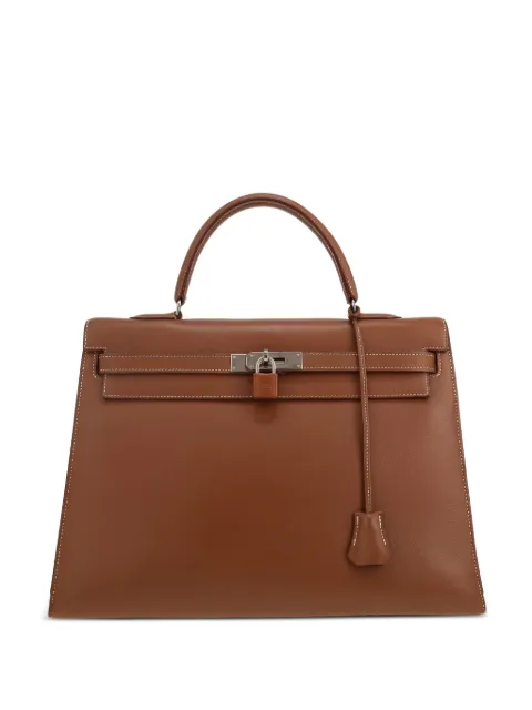 Hermès Pre-Owned Kelly 35 皮质手提包（1989年典藏款）