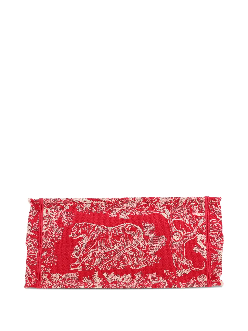 Christian Dior Pre-Owned 2020's Book shopper met dubbele handgreep en patroon Rood