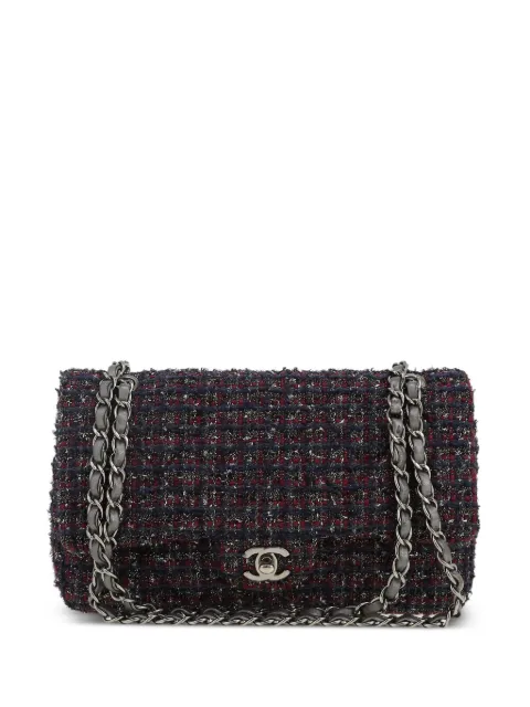 CHANEL Pre-Owned 2016 타임리스 클래식 트위드 체인 숄더 백