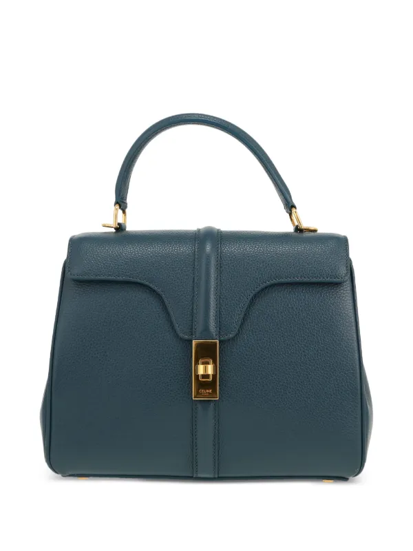 Celine Pre-Owned 2020's 16 grained-leather Tote Bag | Blue