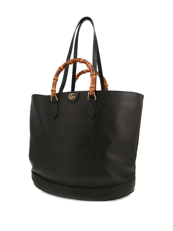Gucci Pre-Owned 2020s バンブーハンドル ハンドバッグ