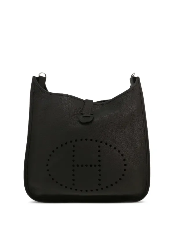 Hermès Pre-owned 2017 Evelyne III Crossbody Bag in Black