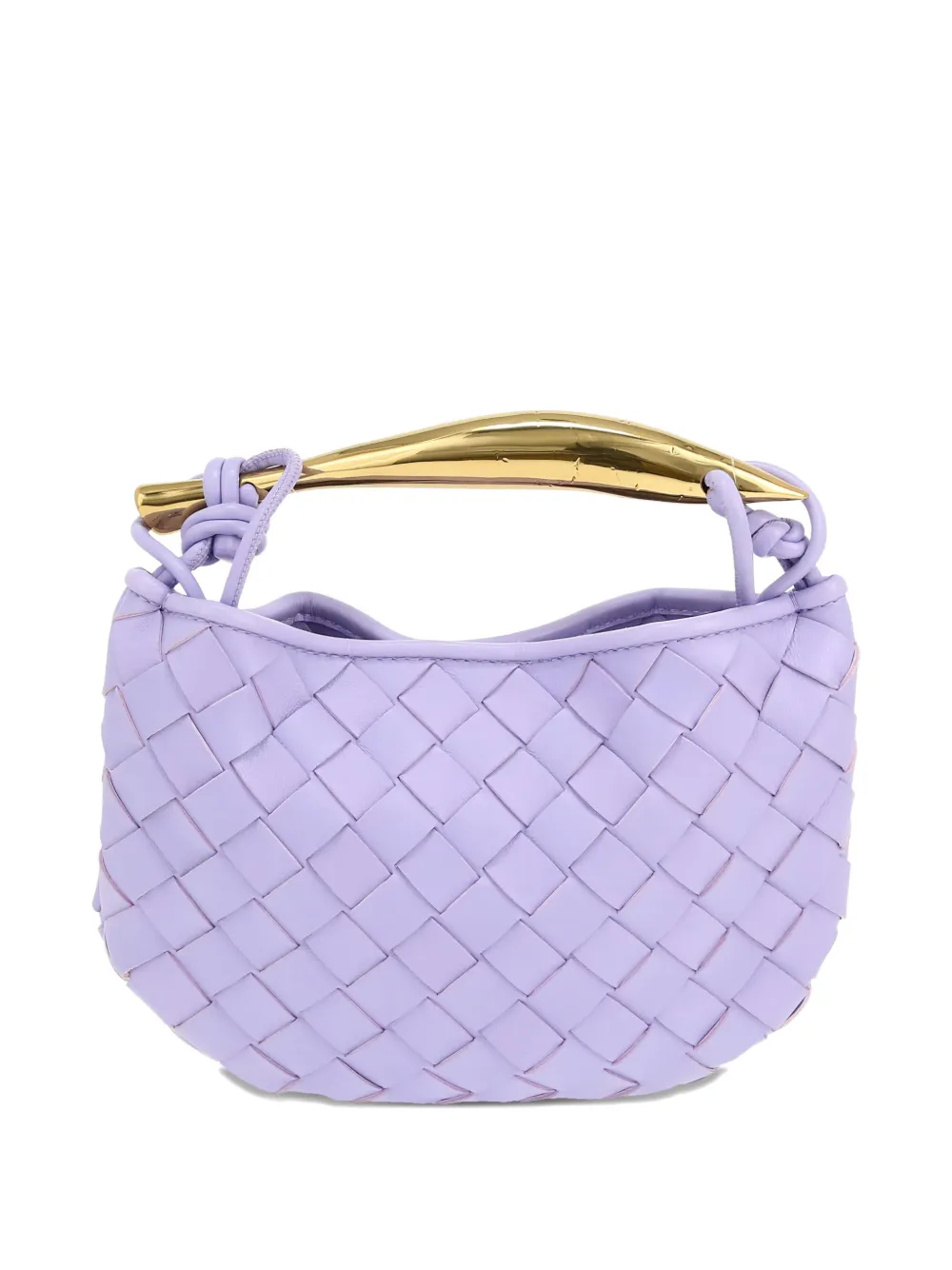 BOTTEGA VENETA Pre-owned 2020's Mini Sardine Intrecciato Tote Bag In Purple