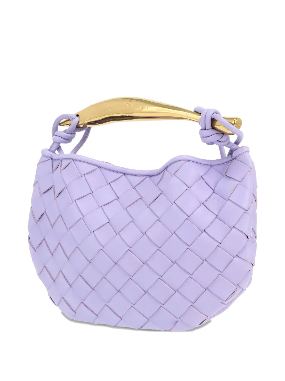 BOTTEGA VENETA Pre-owned 2020's Mini Sardine Intrecciato Tote Bag In Purple