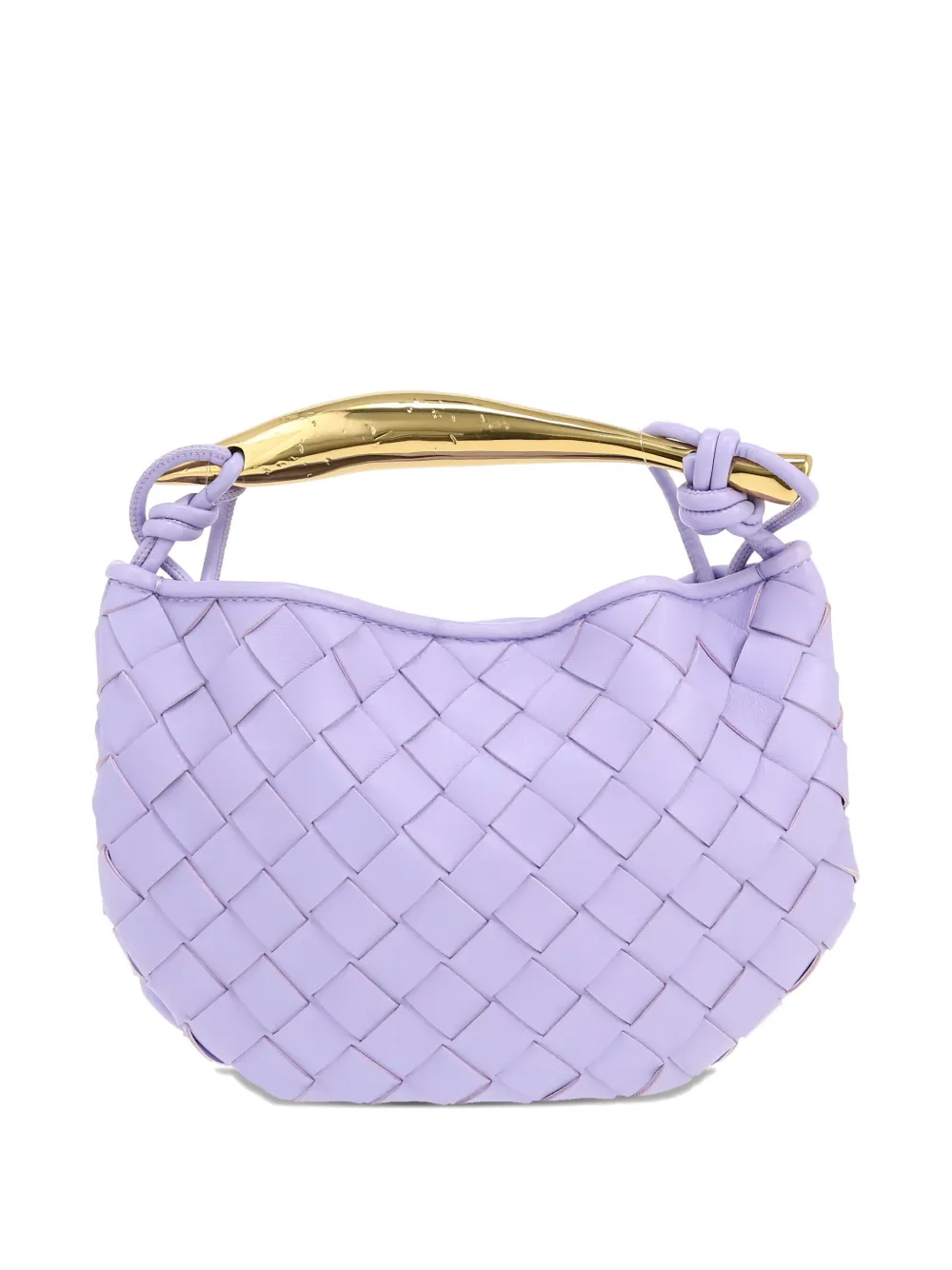 BOTTEGA VENETA Pre-owned 2020's Mini Sardine Intrecciato Tote Bag In Purple