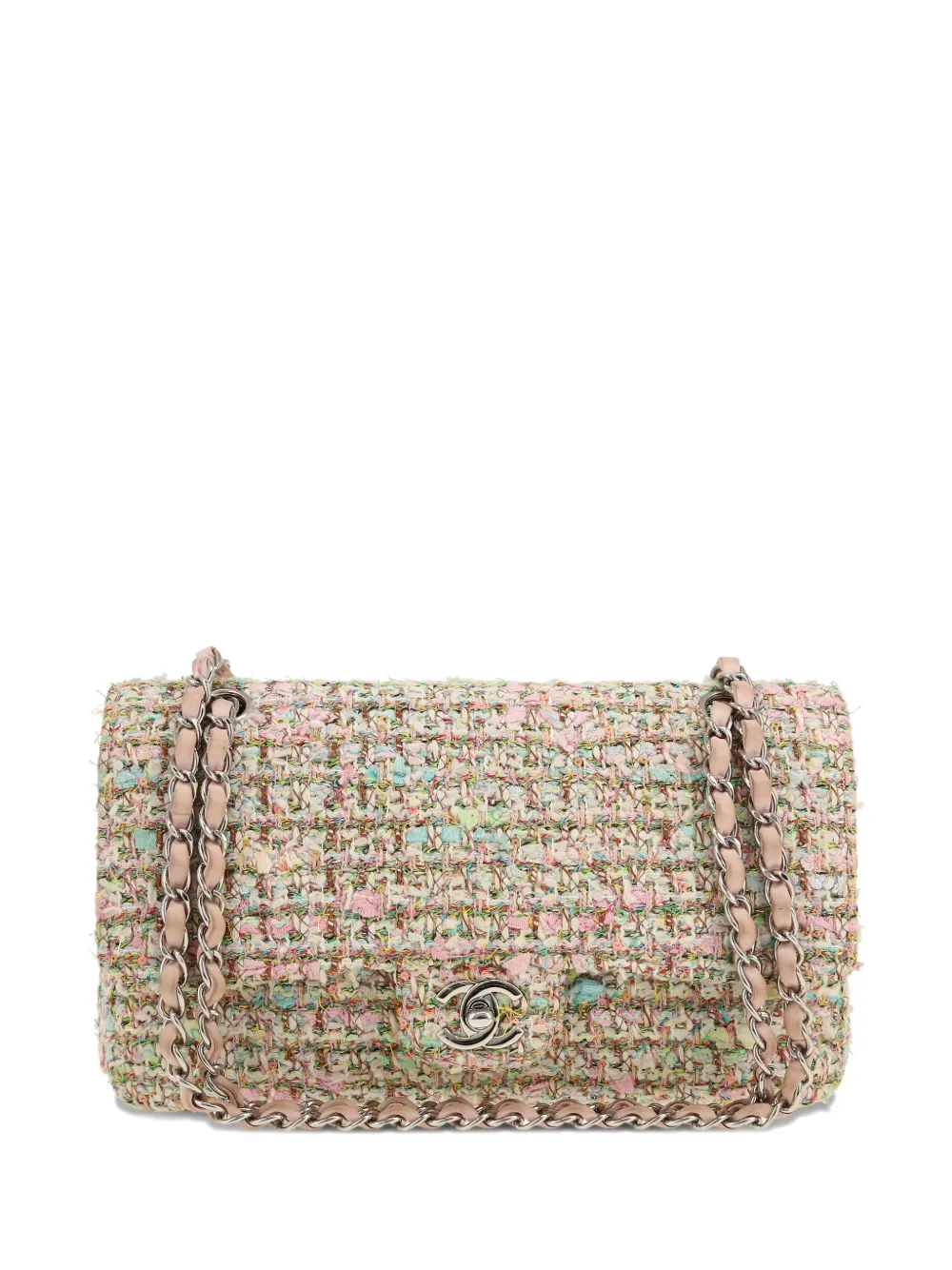 CHANEL Pre-Owned 2005 Timeless Classic tweed shoulder bag - Toni neutri