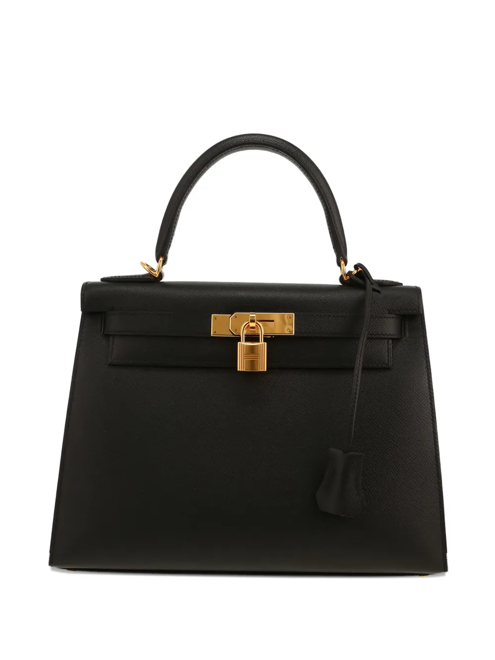Pre-owned Hermes 2020 Kelly 28 Tote Bag In Black