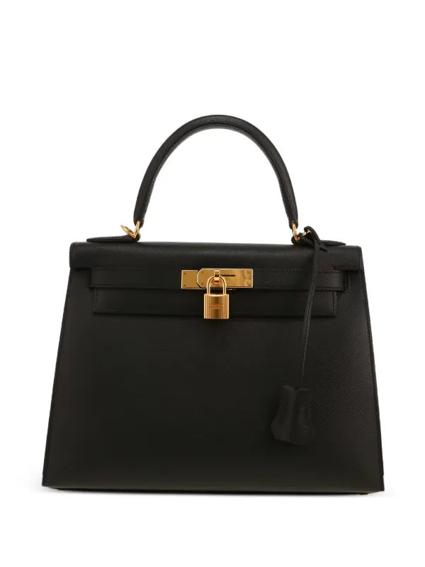 Hermès Pre-owned 2020 Kelly 28 Tote Bag in Black