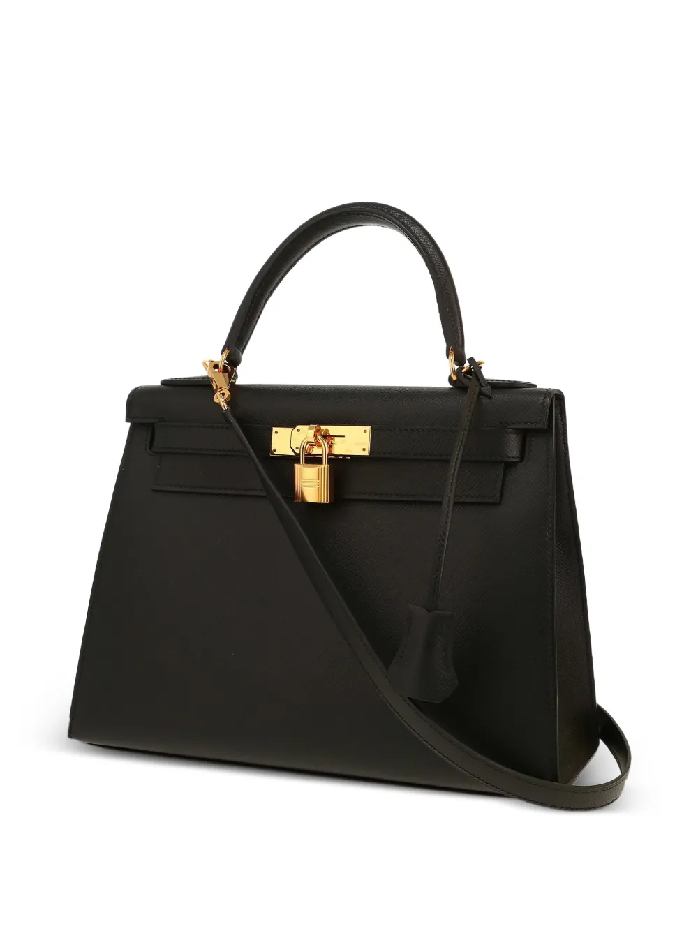 Hermès Pre-owned 2020 Kelly 28 Tote Bag in Black, view 3