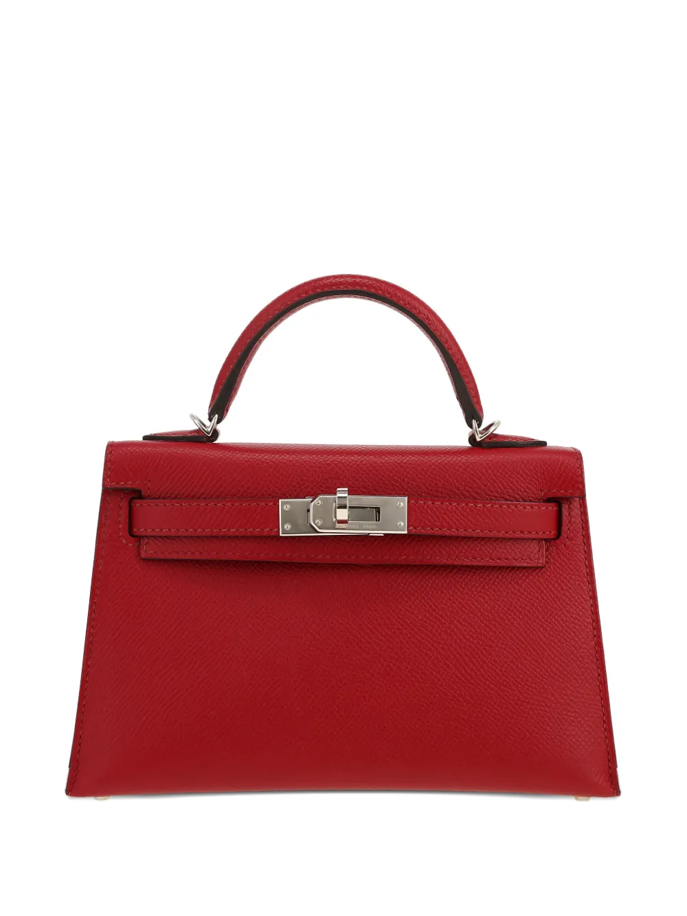 Pre-owned Hermes 2021 Kelly 20 Tote Bag In Red