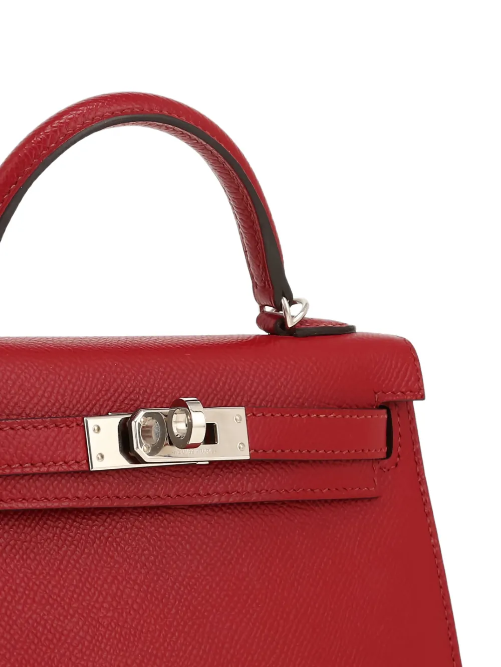 Hermès Pre-owned 2021 Kelly 20 Tote Bag in Red, view 5