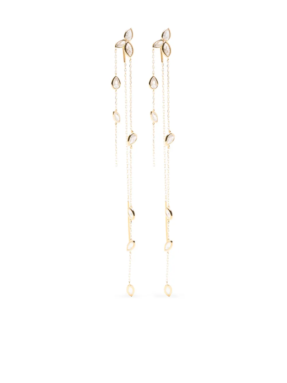 Maria Black Swift 05 chain drop earrings | Gold | Image 1