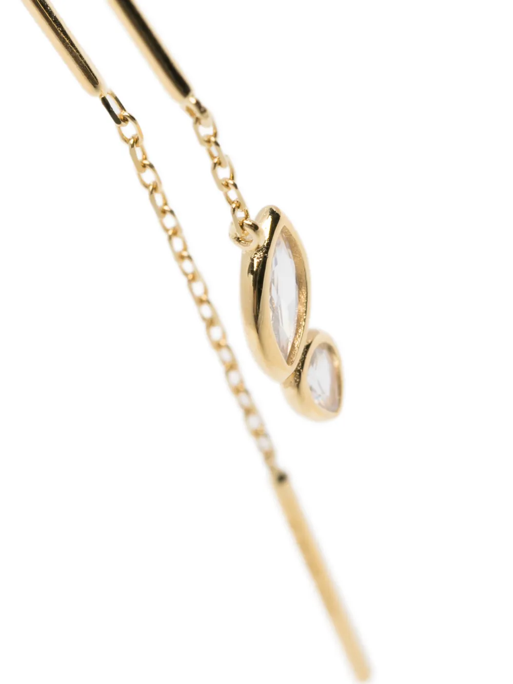 Maria Black Swift 01 chain drop earrings - Goud