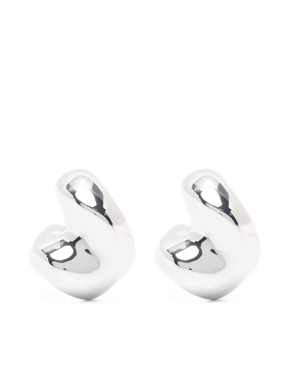 Maria Black Orecchini Saddle piccoli - Argento