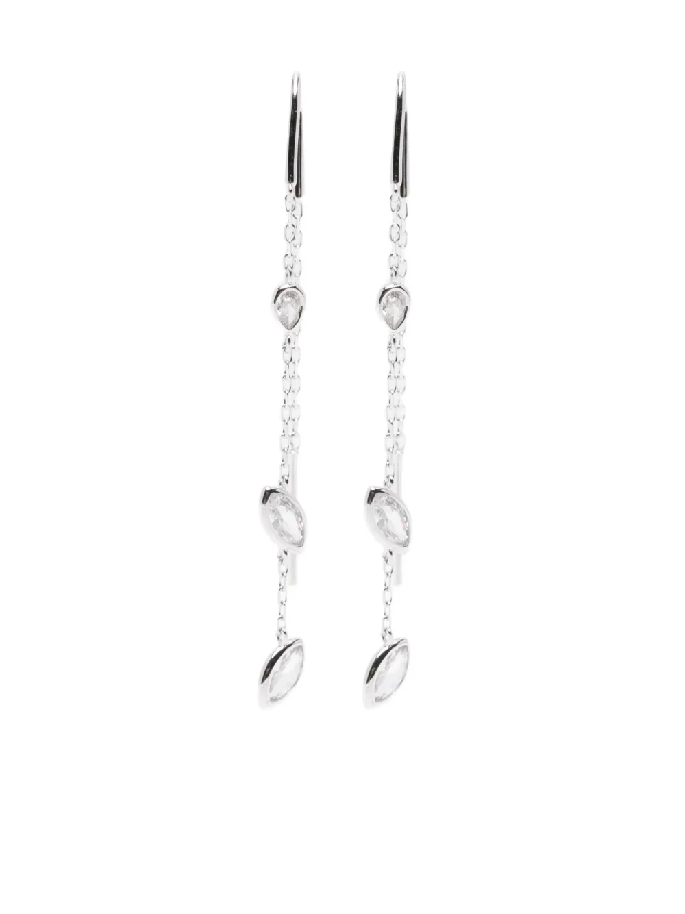 Maria Black Swift 02 chain drop earrings - Argento