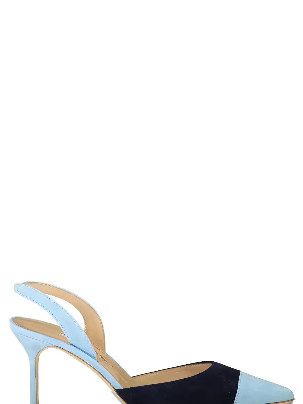 Manolo Blahnik 70 mm Capsli slingback pumps Blauw