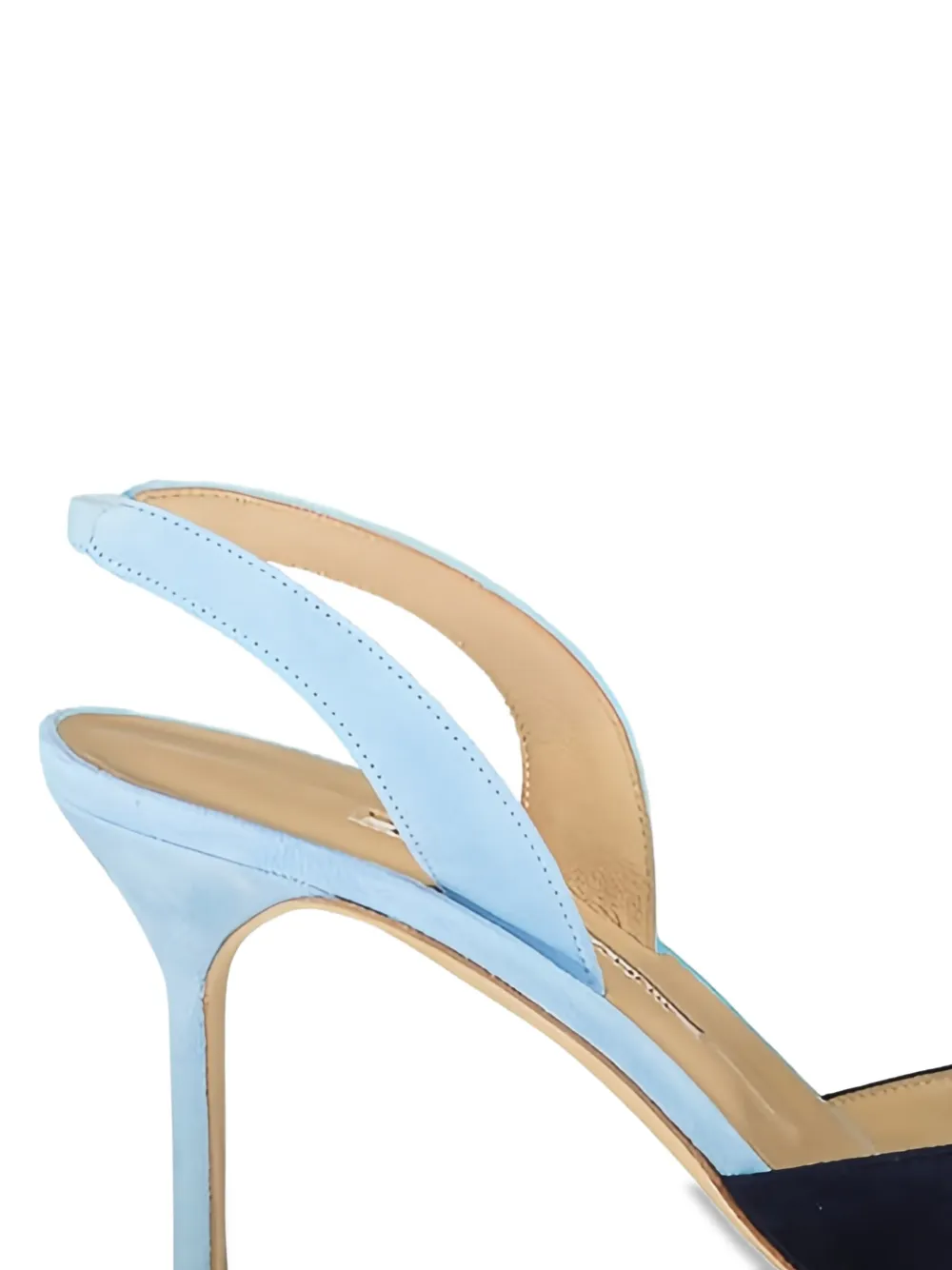 Manolo Blahnik 70 mm Capsli slingback pumps Blauw