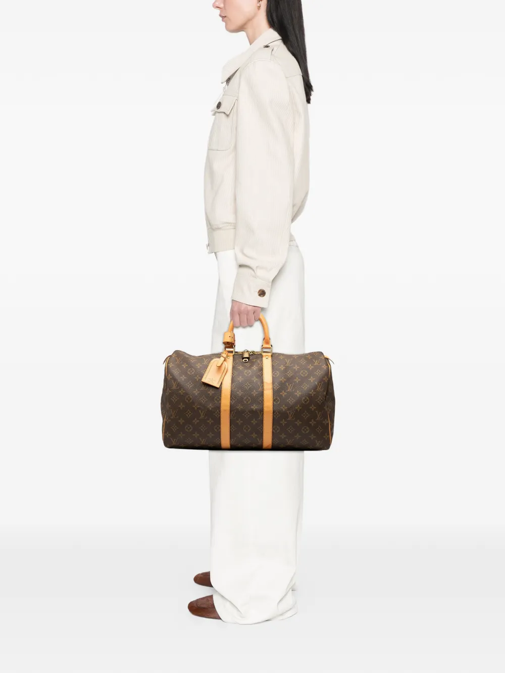 Louis Vuitton Pre-Owned 2002 Monogram Keepall 45 travel bag | Pre-Owned | Image 2