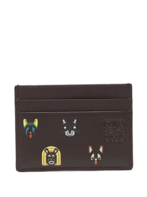 LOEWE x Louis Wain leather cardholder