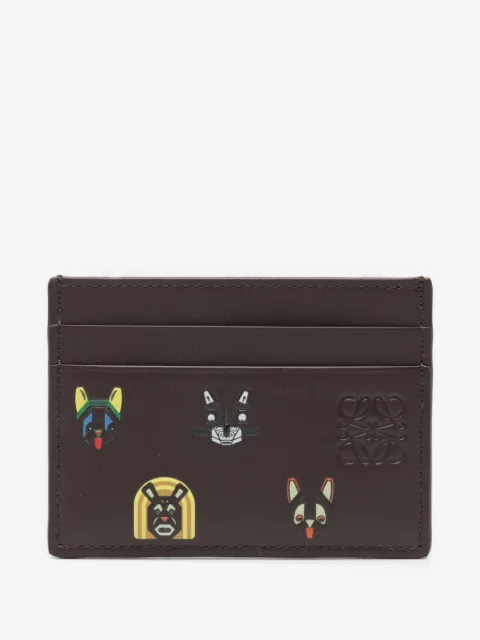 LOEWE x Louis Wain porte-cartes en cuir