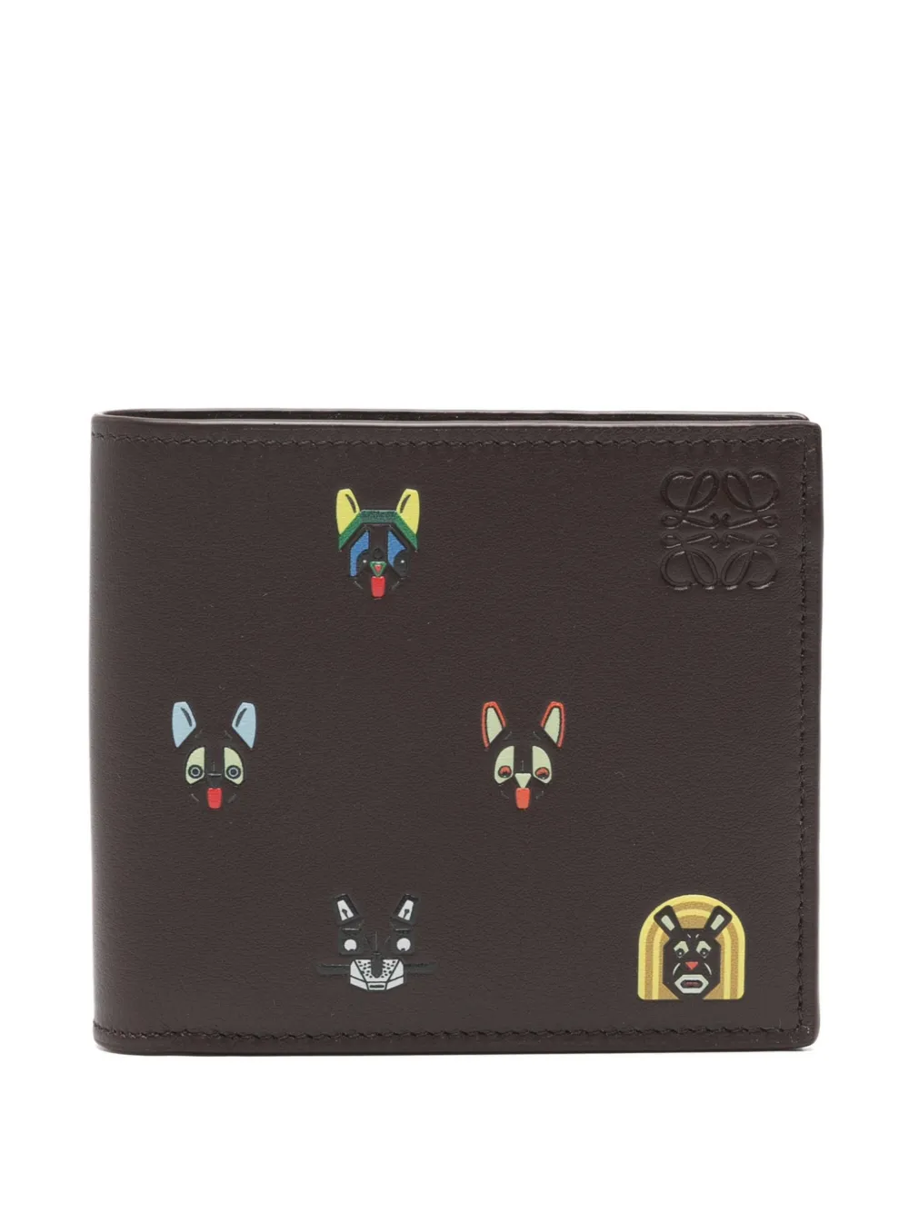 LOEWE x Louis Wain cartoon-print wallet | Brown | Image 1