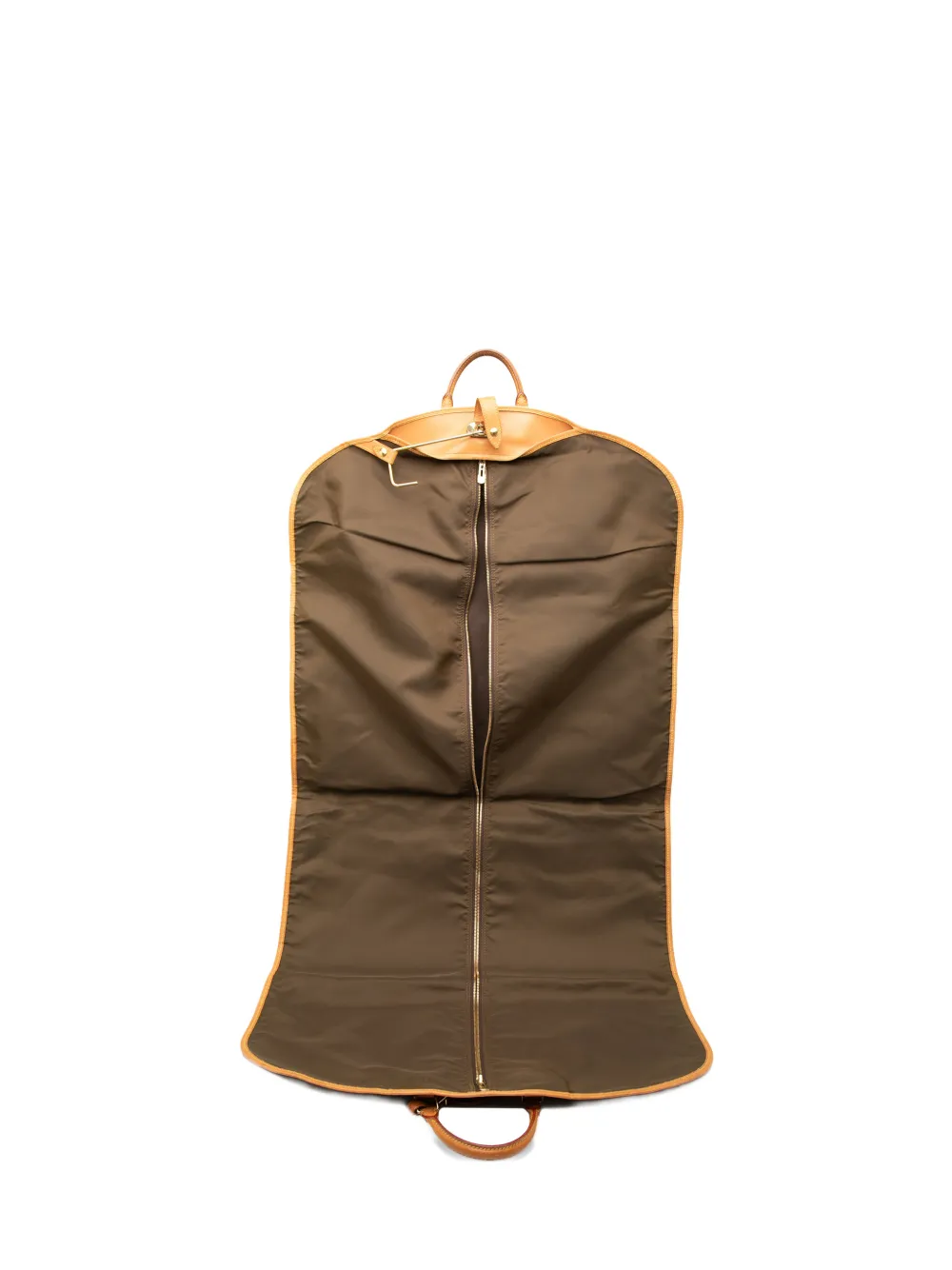 Pre-owned Louis Vuitton 1997 Monogram Housse Porte Habits Garment Cover Travel Bag In Brown