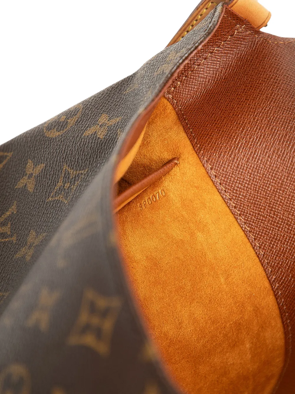 Pre-owned Louis Vuitton 2000 Monogram Musette Tango Short Strap Shoulder Bag In Brown