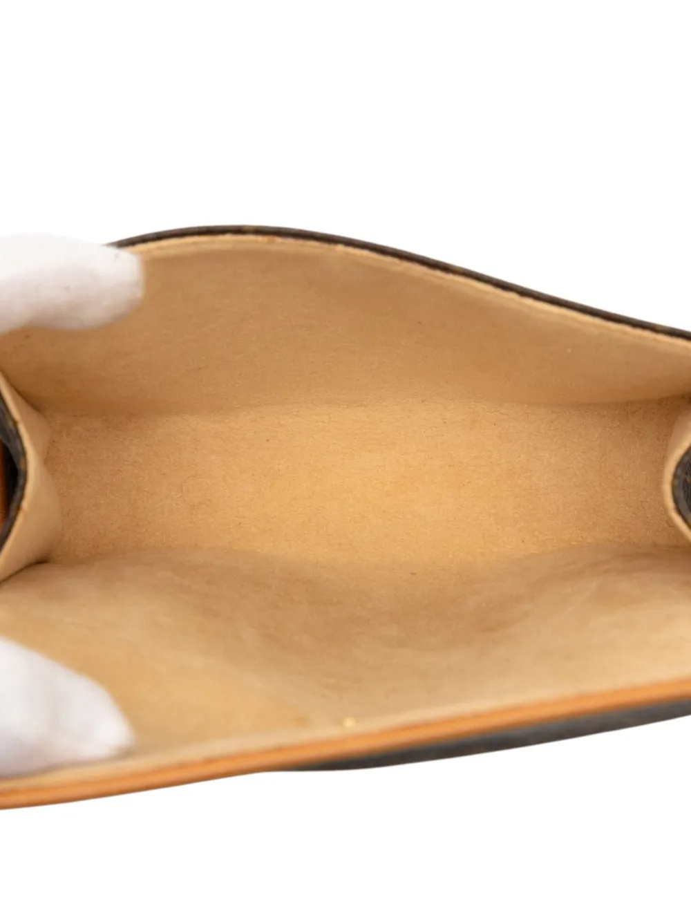 LOUIS VUITTON Pre-owned 2001 Monogram Pochette Florentine Belt Bag In Brown