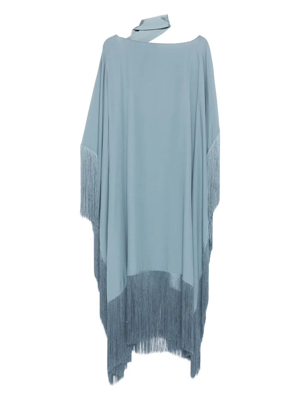 Taller Marmo Fringed Kaftan In Blue