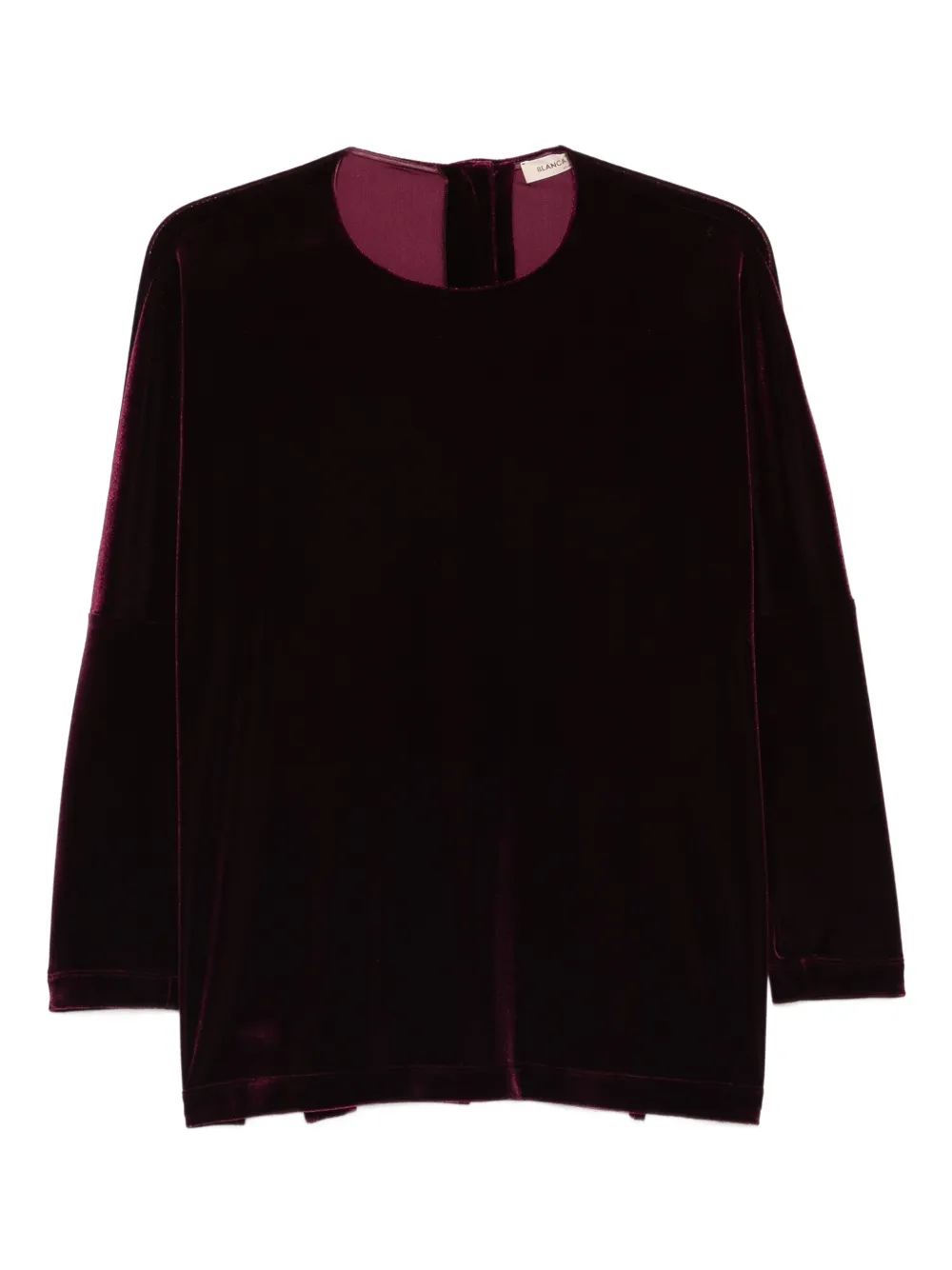 Blanca Vita round-neck top - Viola