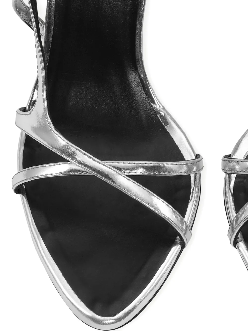 ROTATE BIRGER CHRISTENSEN Leren sandalen Zilver