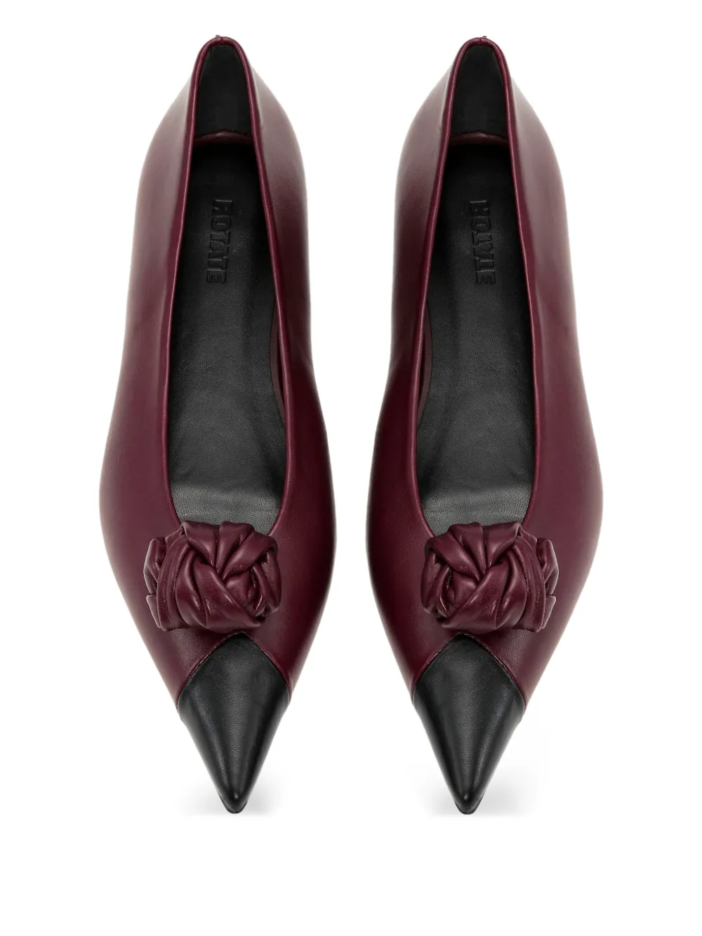 ROTATE BIRGER CHRISTENSEN knot-appliqué ballet flats | Image 2