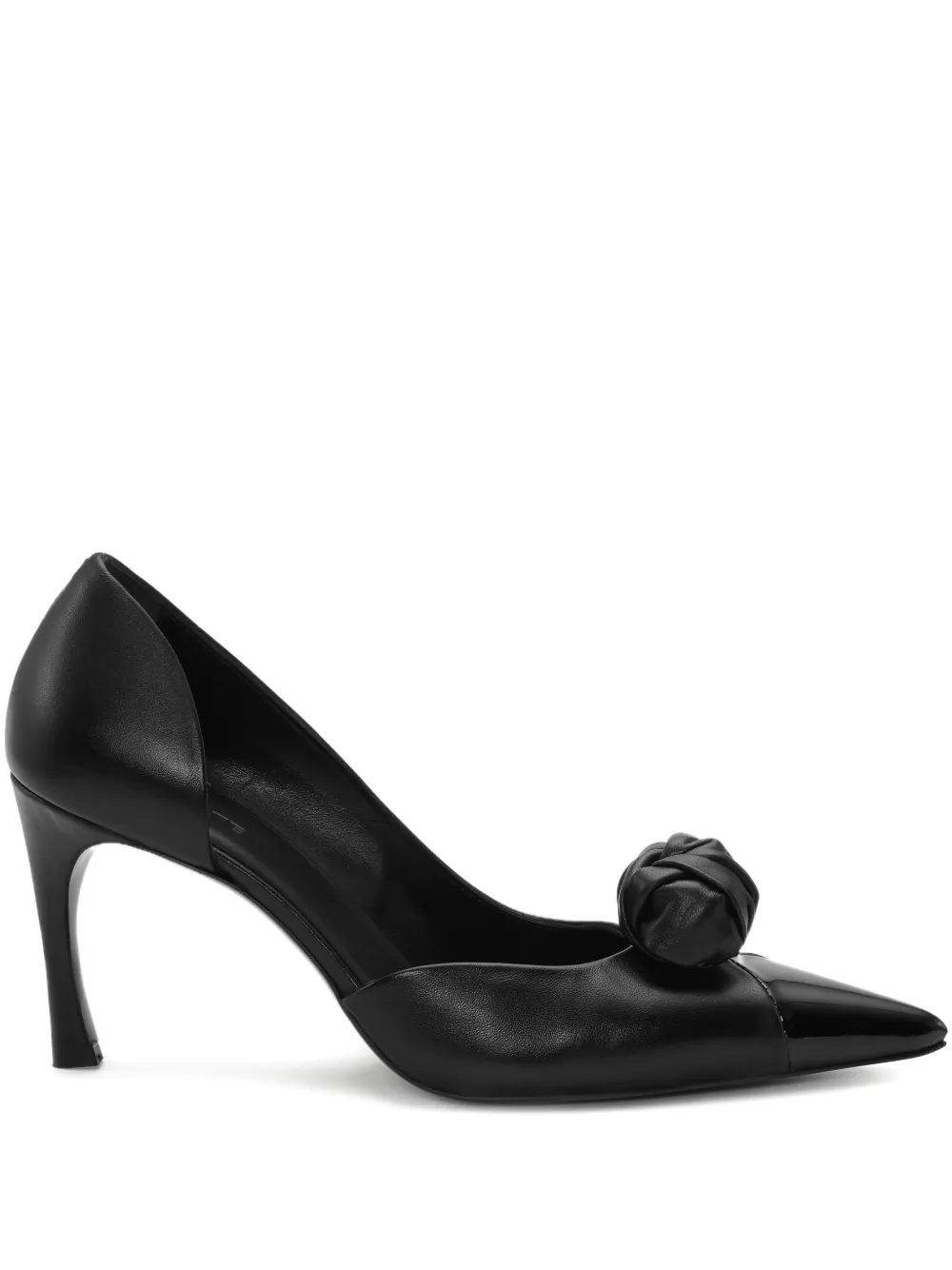 ROTATE BIRGER CHRISTENSEN zapatillas con aplique de nudo | negro | Image 1
