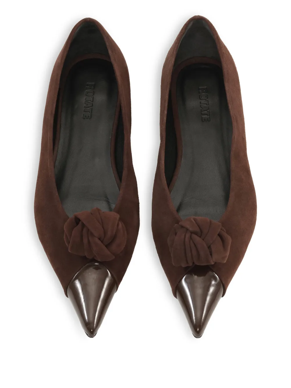 ROTATE BIRGER CHRISTENSEN knot-appliqué ballet flats | Image 2