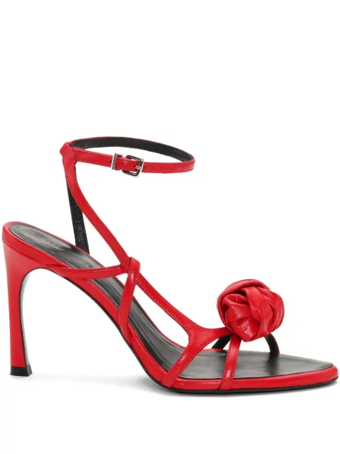 ROTATE BIRGER CHRISTENSEN knot-detail leather sandals