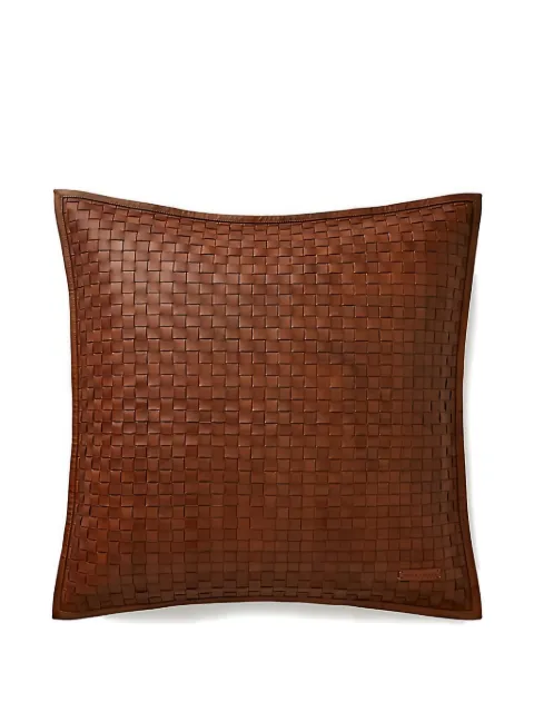 Ralph Lauren Home Atwood woven-leather throw pillow (55.9cm x 55.9cm)