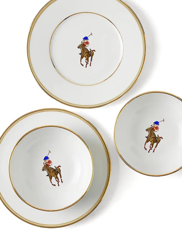 Ralph Lauren Home Jogo De Pratos e Tigelas Polo Bear 4 Peças