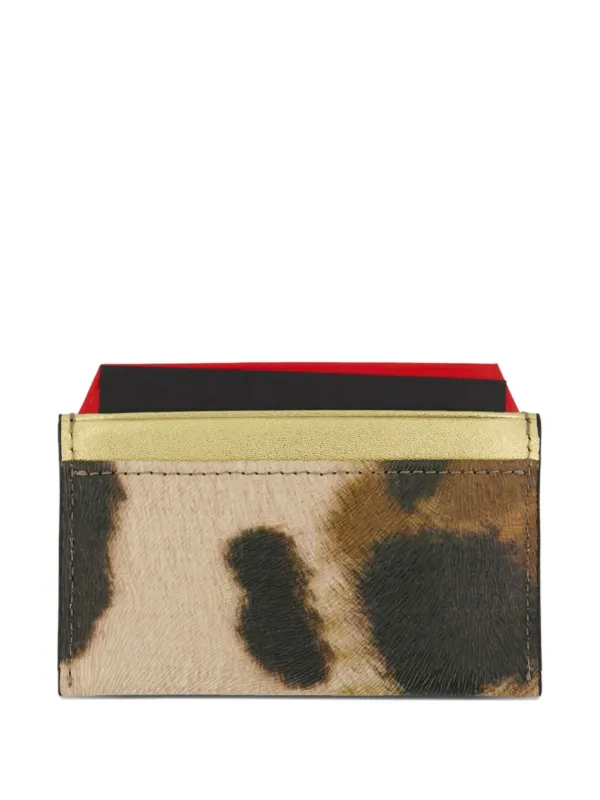 Vivienne Westwood ヒョウ柄 ケース・カードケース Vivienne Westwood オーブ レオパード カードケース | ニュートラル