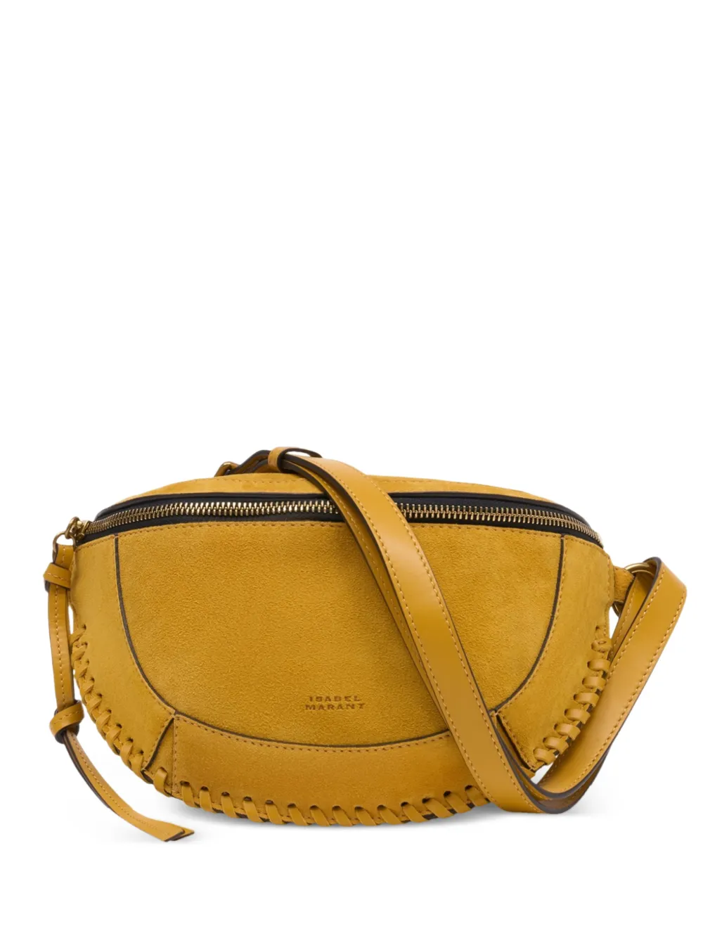 ISABEL MARANT braided skano ga shoulder bag - Giallo