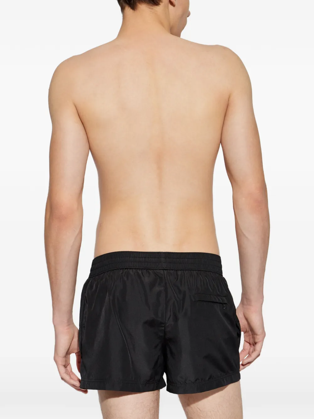 Dolce & Gabbana Zwembroek met logo-label Zwart