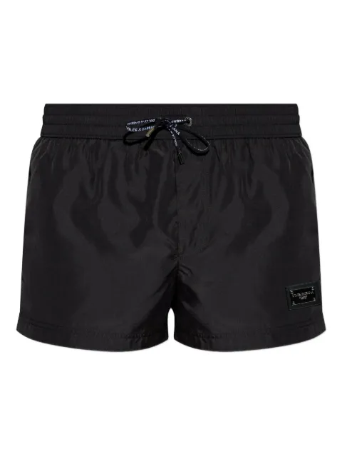 Dolce & Gabbana logo-plaque swim shorts