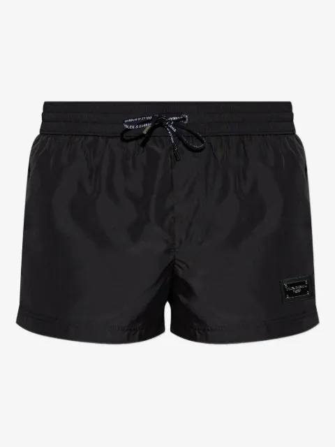 Dolce & Gabbana short swim trunks with branded tag