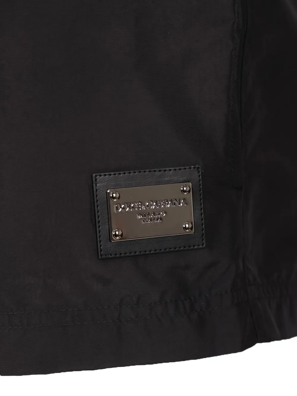 Dolce & Gabbana Zwembroek met logo-label Zwart