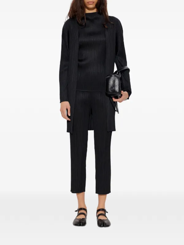 Pleats Please Issey Miyake プリーツ パンツ | ブラック | FARFETCH JP