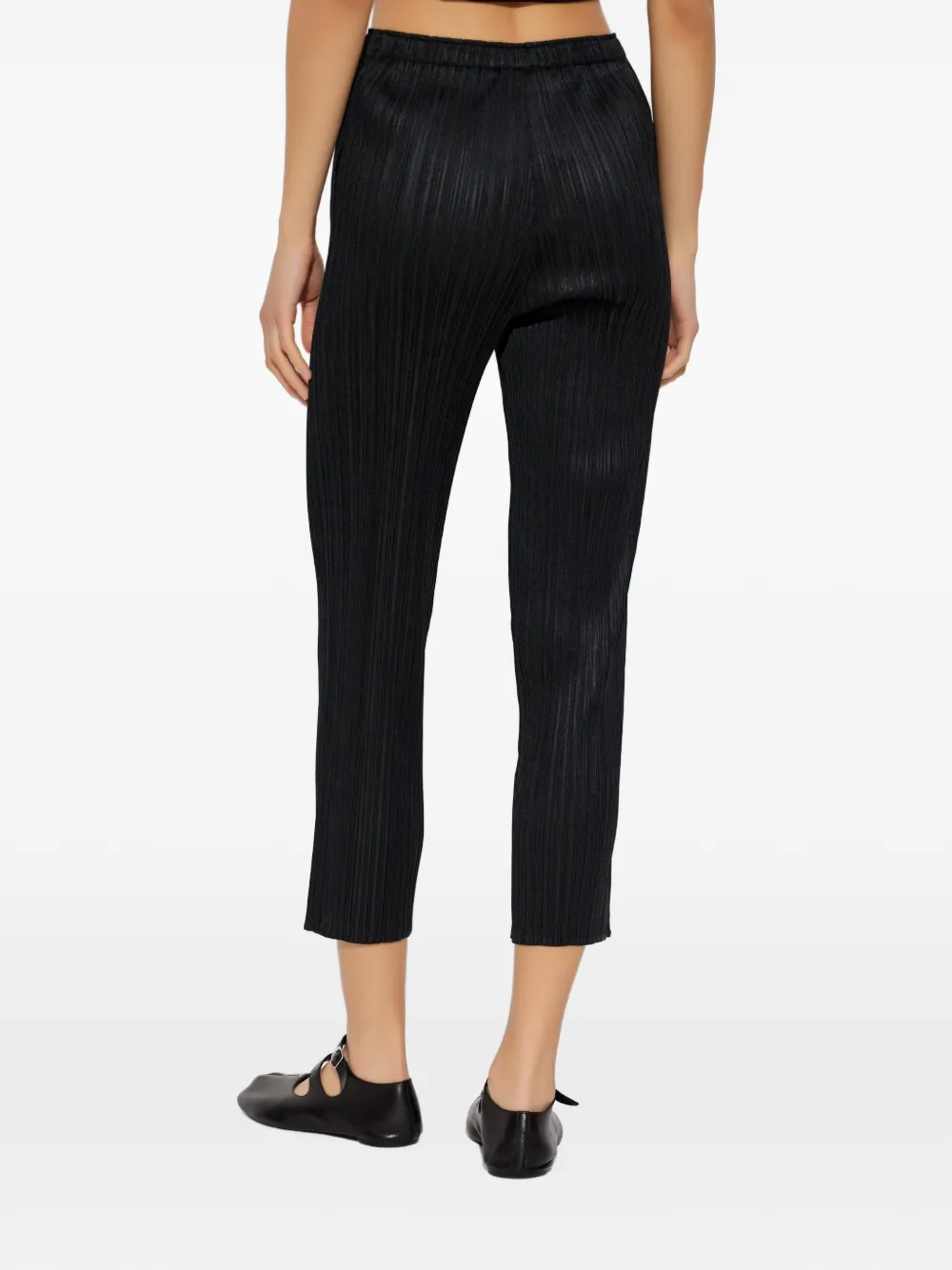 Pleats Please Issey Miyake プリーツ パンツ | ブラック | FARFETCH JP